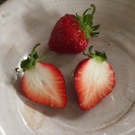 プランターで栽培中の「めちゃデカ！いちご」を収穫してみた